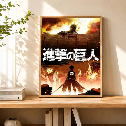 Levi Ackerman Attack On Titan Poster Water Proof Paper Print Room Decor Stickers Art Wall Decor Living Room