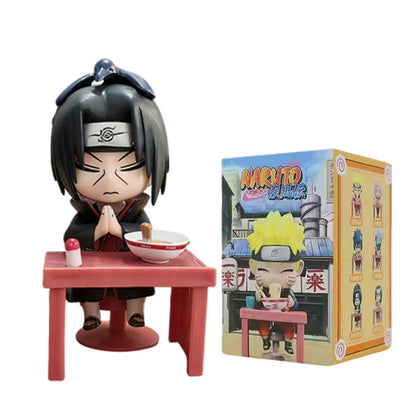 Naruto Shippuden Ramen Theme Series Blind Box - Chibi Mini PVC Anime Figures - Mystery Sasuke Uchiha & Naruto Toy Gifts