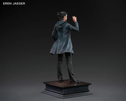 New 31cm Attack On Titan Eren Anime Figures Eren Jaeger Figure PVC Statue Collection Model Desk Decoration Toys Gift Pre-sell