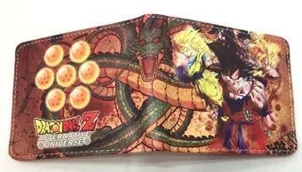 Dragon Ball Son Goku Multifunctional Card Purse Cartoon PU Wallet Personality Creativity Simple Foldable Coin Boy Birthday Gift