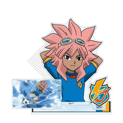 Game INAZUMA ELEVEN 11 Acrylic Stand Doll Anime Endo Mamoru Asuto Inamori Ryohei Haizaki Figure Model Plate Cosplay Toy Gift