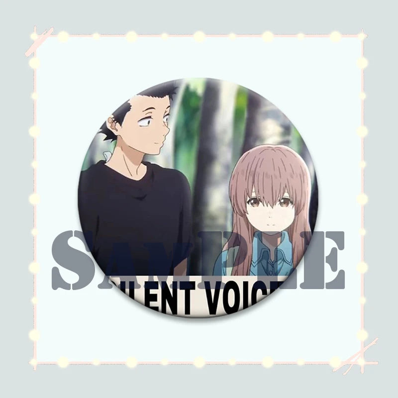 A Silent Voice Ishida Shouya Button Pin