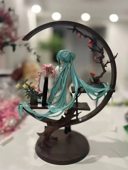 25cm Hatsune Miku Anime Figure Cheongsam Miku Ancient Customs Statue