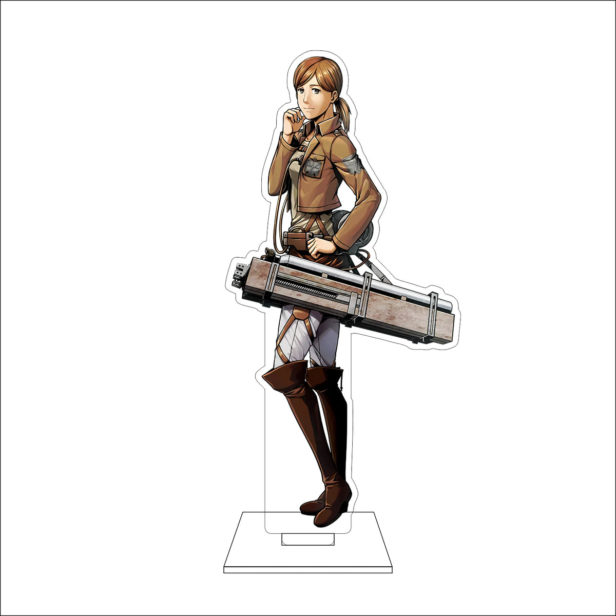 16CM Anime Attack on Titan Cosplay Acrylic Figure Stand Plate Jean Kirstein Hange Zoe Rivaille Ackerman Ornaments Gifts