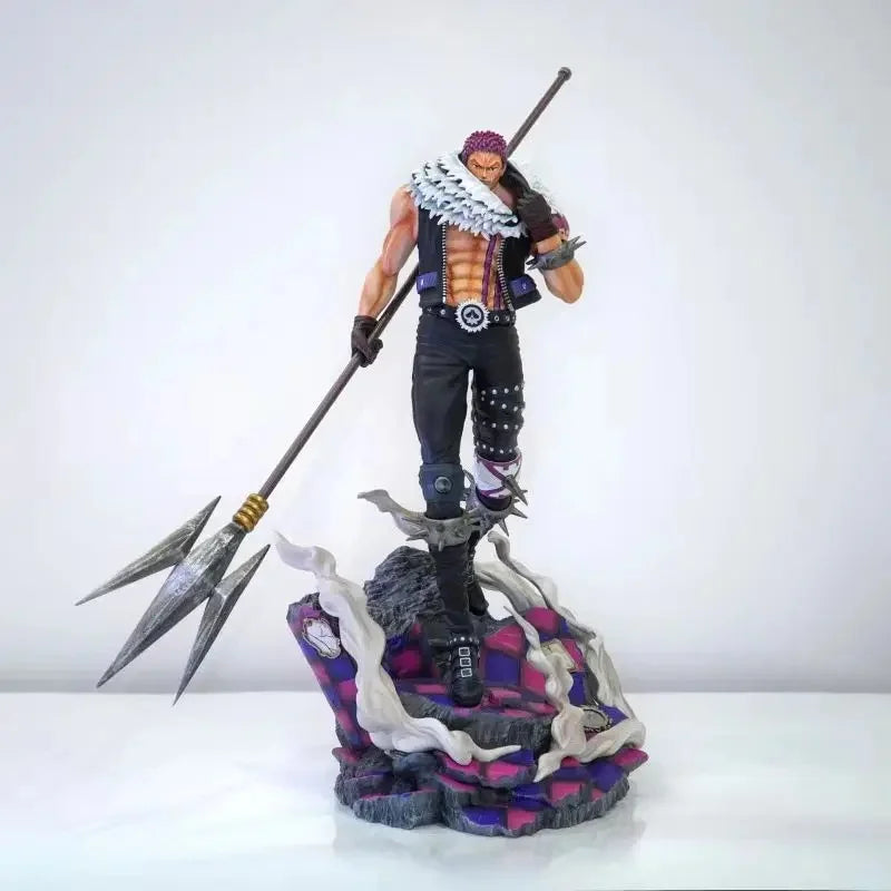Hot Jt Statue 44cm Anime One Piece Figures Charlotte Katakuri Action Figures Gk Toy Model Ornaments Animation Gift