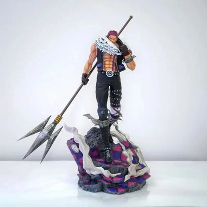 Hot Jt Statue 44cm Anime One Piece Figures Charlotte Katakuri Action Figures Gk Toy Model Ornaments Animation Gift