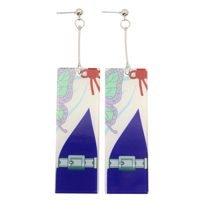 Demon Slayer Tanjiro Hanafuda Earrings