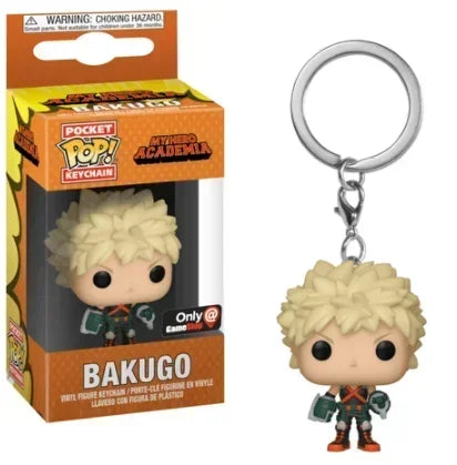 New Funko Pocket Keychain My Hero Academia Deku Bakugo Mirio Togata Dabi Izuku Midoriya Kyoka Jiro Model Toys Adult Kids Gift