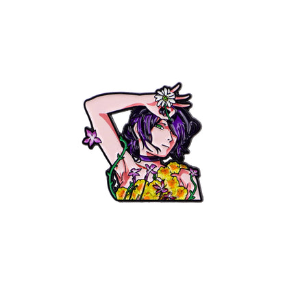 Anime Characters Heart Enamel Pin
