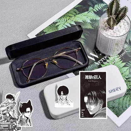 10/30/65pcs Levi Ackerman Attack On Titan Cartoon Stickers Black White Anime Decals for Motorcycle Phone Laptop Cool Sticker Toy