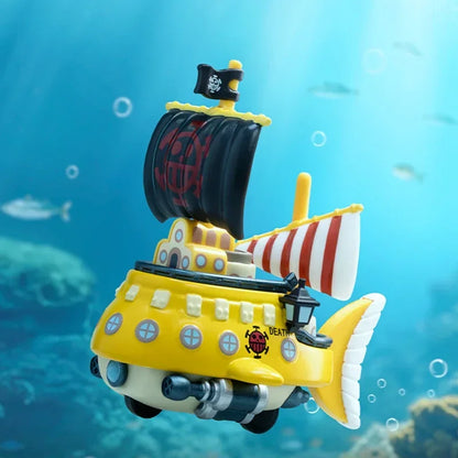 POPMART ONE PIECE THE GRAND LINE SERIES VEHICLES Blind Box Guess Bag Toys Doll Cute Anime Figure Desktop Ornaments Collection