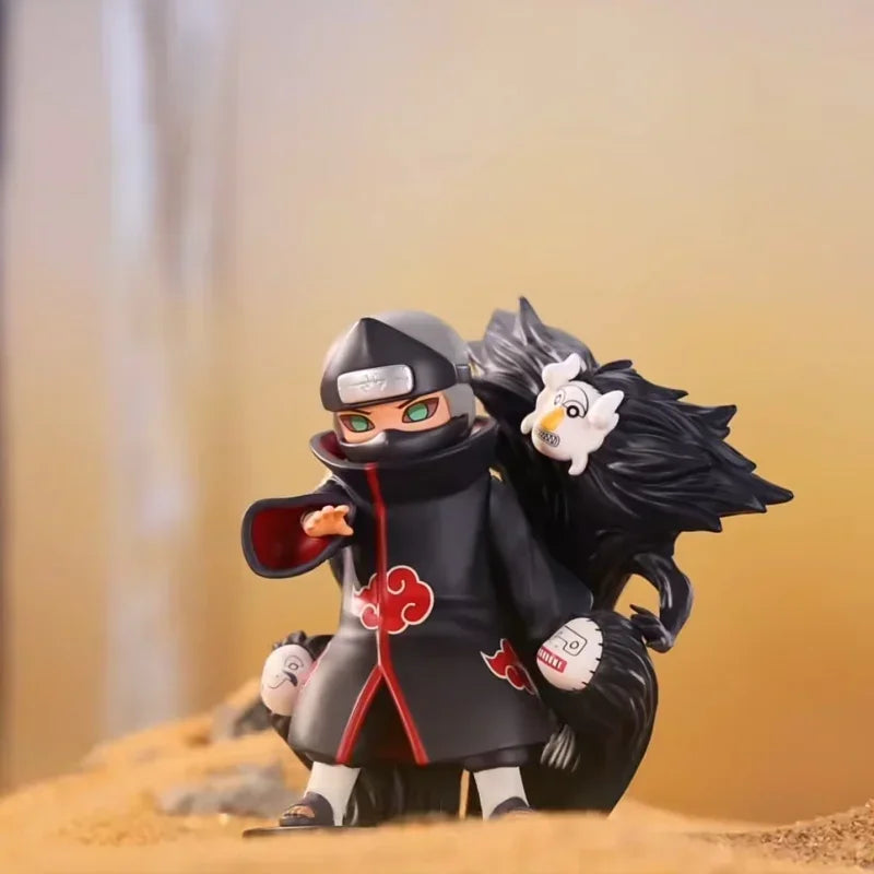 POP MART GONG Naruto Shippuden Akatsuki Arc Series Blind Box Guess Bag Original Toys Doll Cute Anime Figure Ornaments Gift