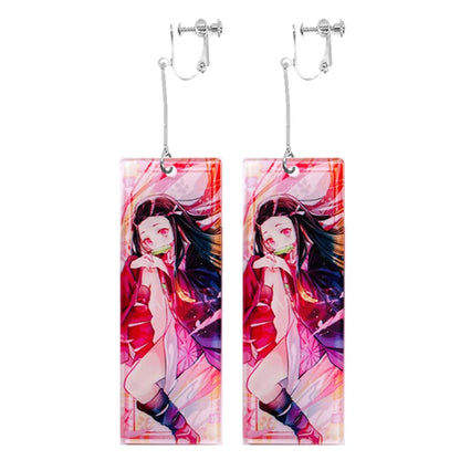 Demon Slayer Tanjiro Hanafuda Earrings