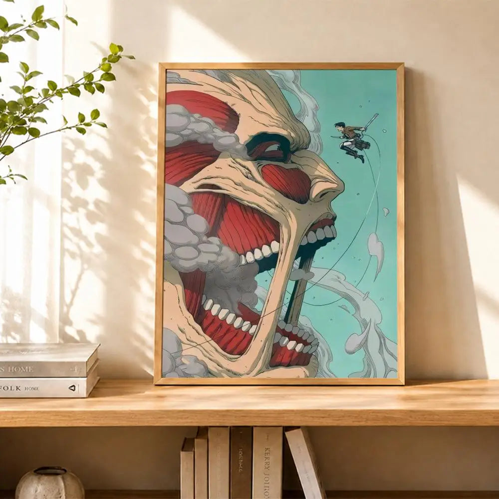 Levi Ackerman Attack On Titan Poster Water Proof Paper Print Room Decor Stickers Art Wall Decor Living Room