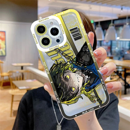 Blue Lock Transparent Phone Case