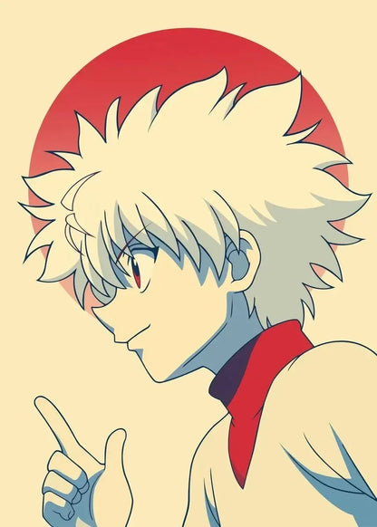 Hunter X Hunter Retro Canvas