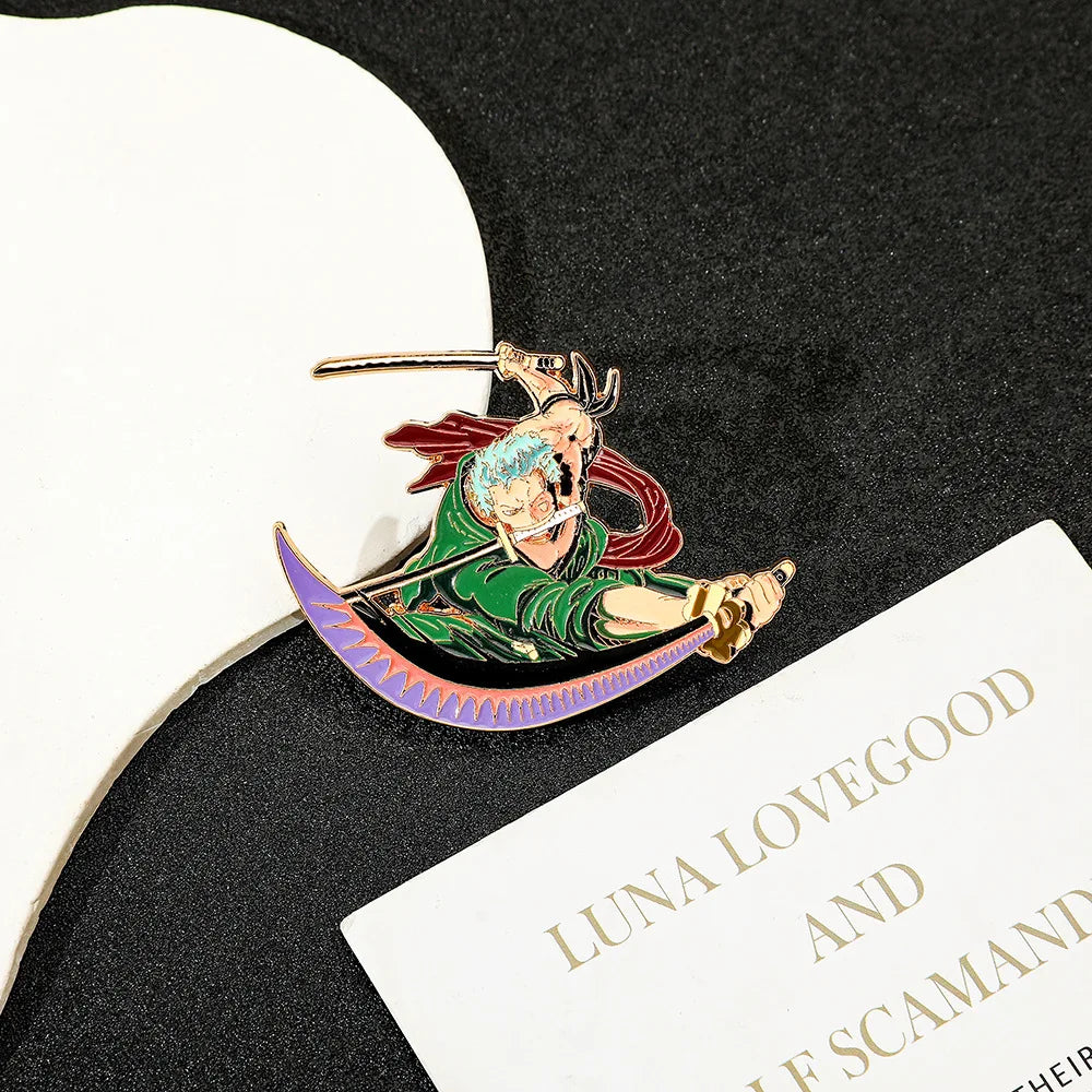 One Piece Roronoa Zoro Enamel Pin