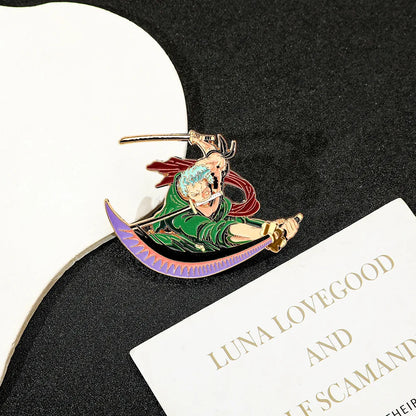 One Piece Roronoa Zoro Enamel Pin