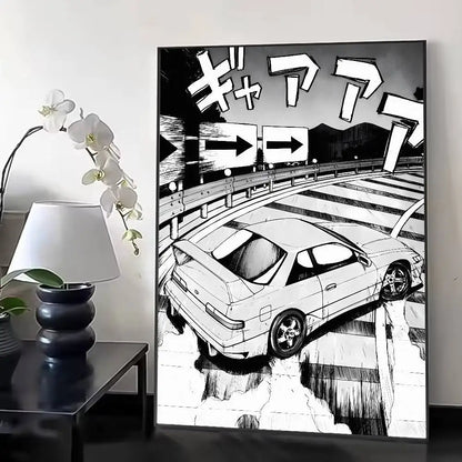 Initial D Poster Sticker