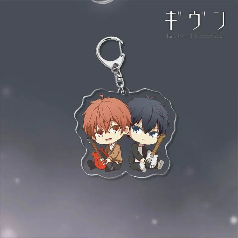Manga Anime Keychain Cartoon Print Yaoi BL Given Acrylic Characters Key Chain Harajuku Keyring Car Pendant Key Ring Gifts 2025