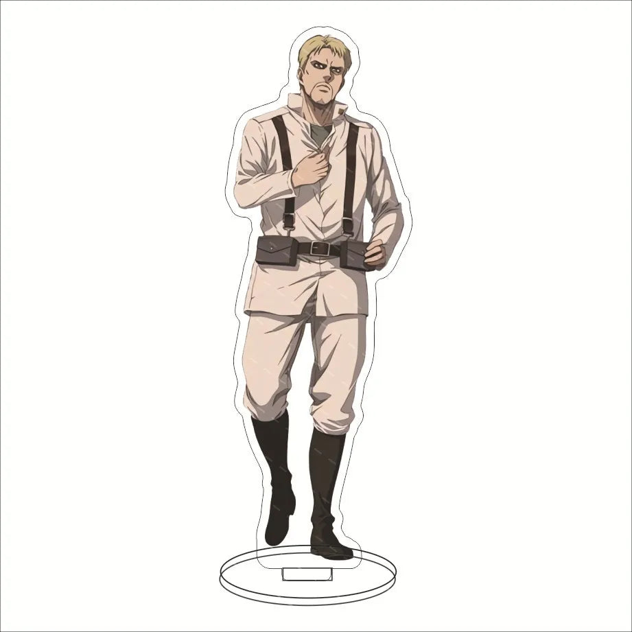 16CM Anime Acrylic Stand‌ Attack on Titan Eren Jaeger Mikasa Ackerman Armin Arlert Connie Springer Cos Figure Ornaments Gifts
