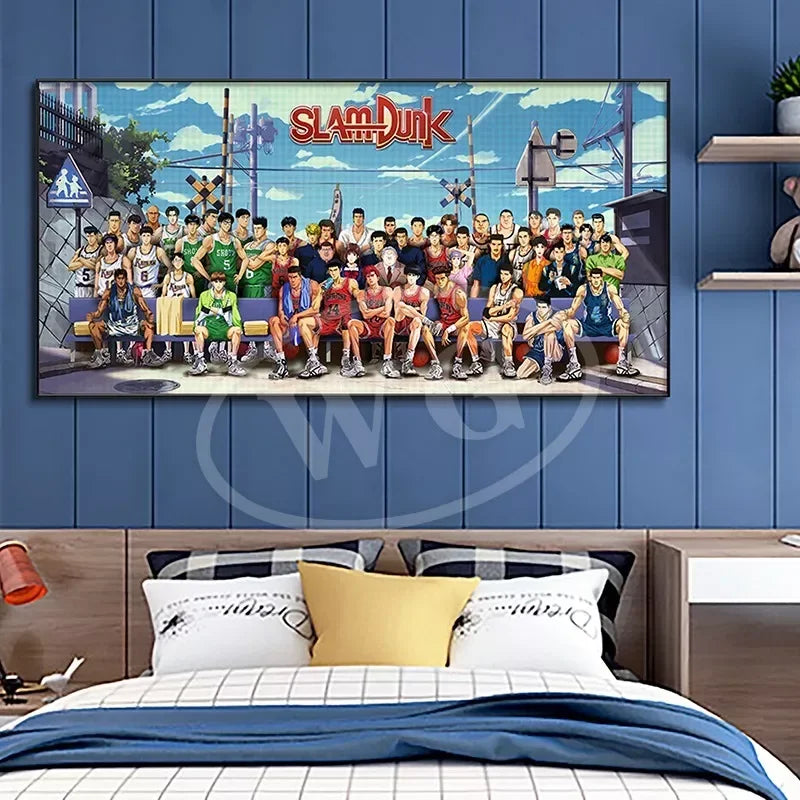 Slam Dunk Cherry Blossom Wall Art