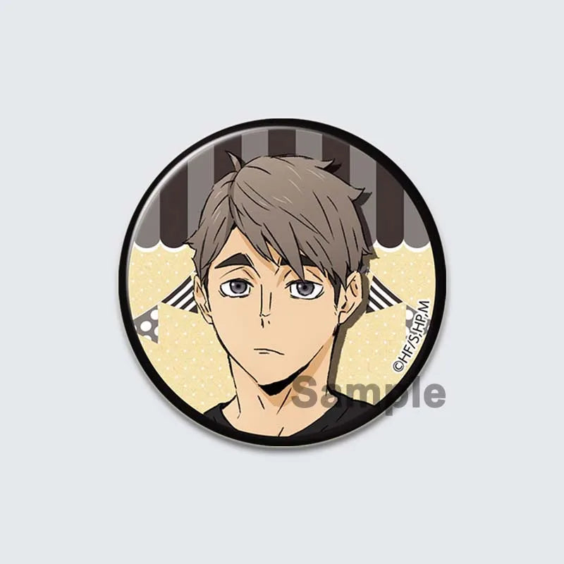Haikyuu!! Anime Button Pins
