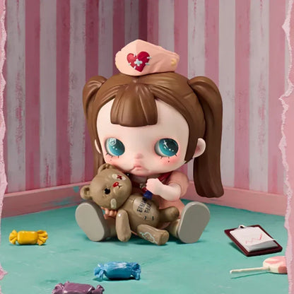 POP MART TINYTINY Sugar Therapy Room Unlock The Key of Answers Series Genuine Blind Box Guess Toys Bag Mystery Box  Ornament