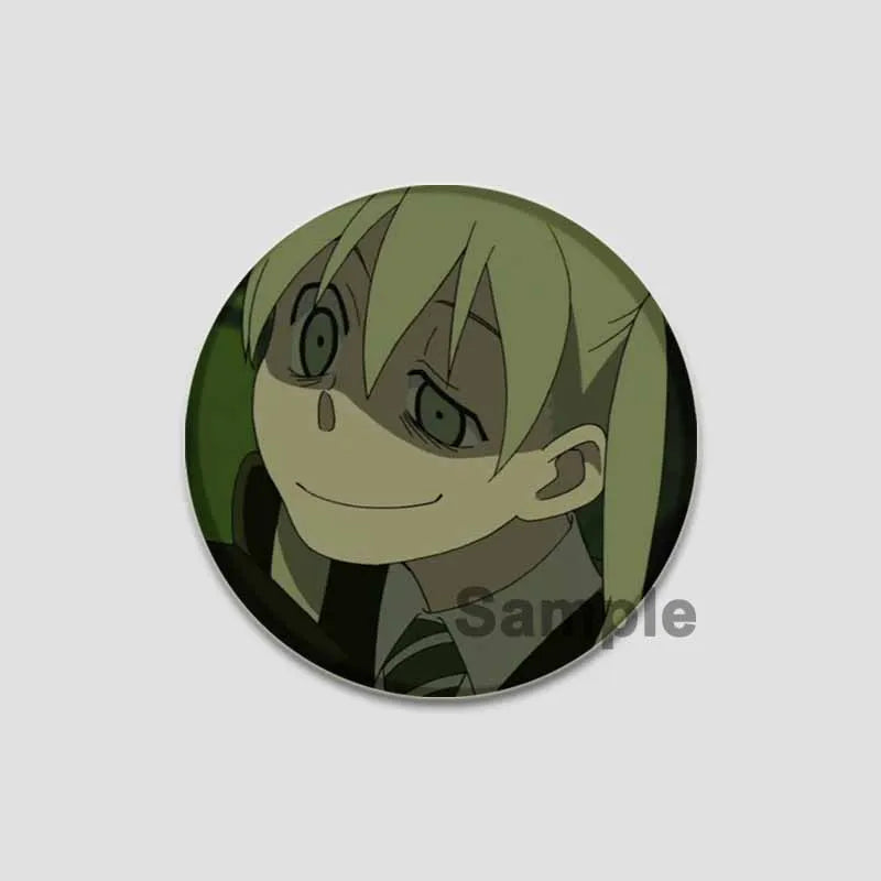 58/44/32mm Anime Soul Eater Round Pins Cartoon Badges