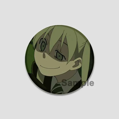 58/44/32mm Anime Soul Eater Round Pins Cartoon Badges