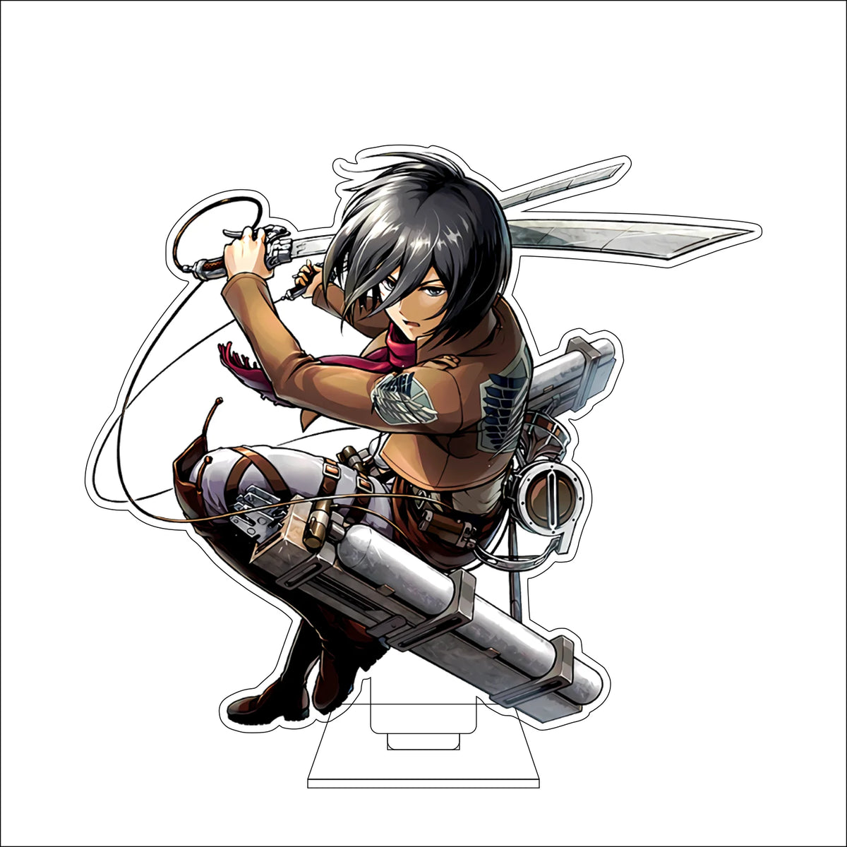 16CM Anime Attack on Titan Cosplay Acrylic Figure Stand Plate Ymir Sasha Braus Conny Springe Ornaments Gifts