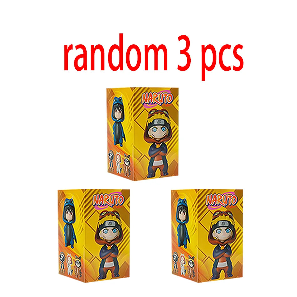 1-9Pcs Naruto Blind Box Figures Model Ornament Anime Uchiha Sasuke Sakura Cosplay Action Figurine Model Toys Decorations Gifts