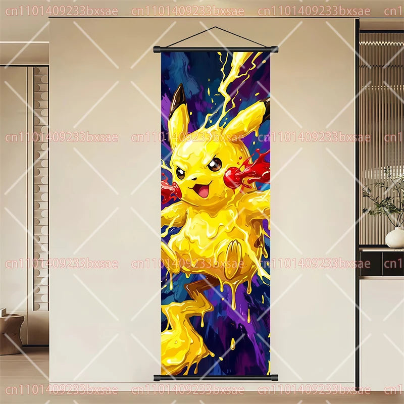 Pokémon Eevee Scroll Painting
