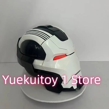 Wearable Iron Man Mk5 Helmet Toy with Arm Cannon Role Play Gift for Fans Transformers Bumblebee & Green Goblin Designs