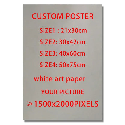 Anime Game Personalized Poster