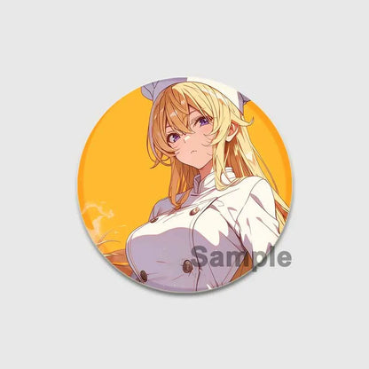 Food Wars Soma Tinplate Pins