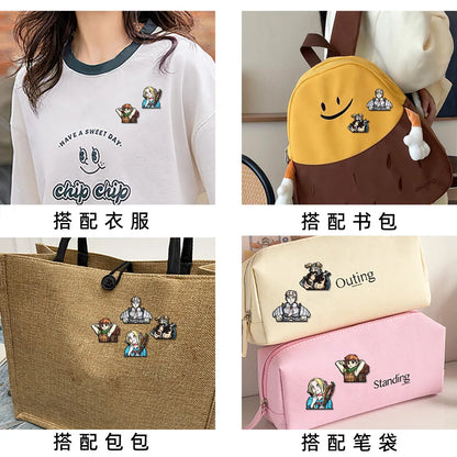 Delicious in Dungeon Character Enamel Pins