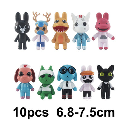 Cool Animal Hospital Action Figure Horror Game Model Toys Set