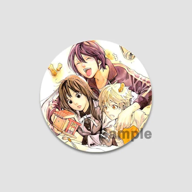 Anime Noragami Brooch Pin Cosplay Yato Yukine Cute Cartoon Badges