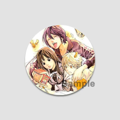 Anime Noragami Brooch Pin Cosplay Yato Yukine Cute Cartoon Badges