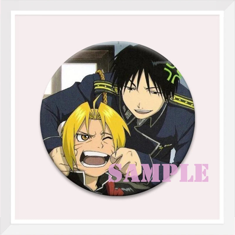 Fullmetal Alchemist Roy Mustang Pin Badge