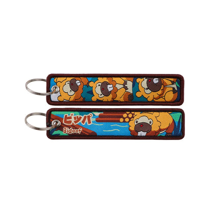 Anime Cute Animals Keyring