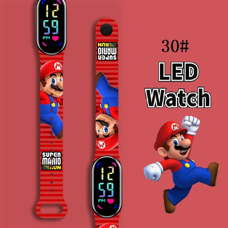 Kids LED Watch Touch Control Digital Silicone Strap