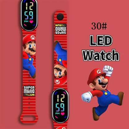 Kids LED Watch Touch Control Digital Silicone Strap