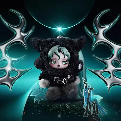 POP MART SKULLPANDA x My Little Pony Series Plush Doll Pendant Mystery Box Genuine Blind Box Guess Toys Bag Ornament Figurines