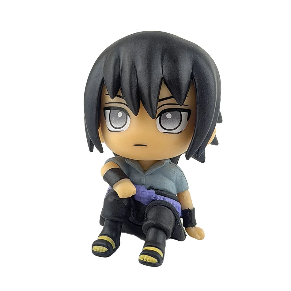 8pcs Set Anime Naruto Figure Kakashi Sasuke Uchiha Itachi Gaara Haruno Sakura Action Figural Q Version PVC Model Kids Toys Gift