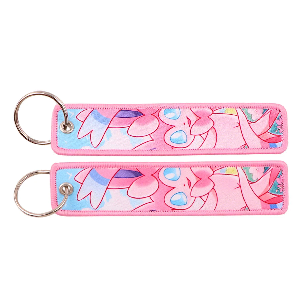 Anime Game Embroidery Keychain