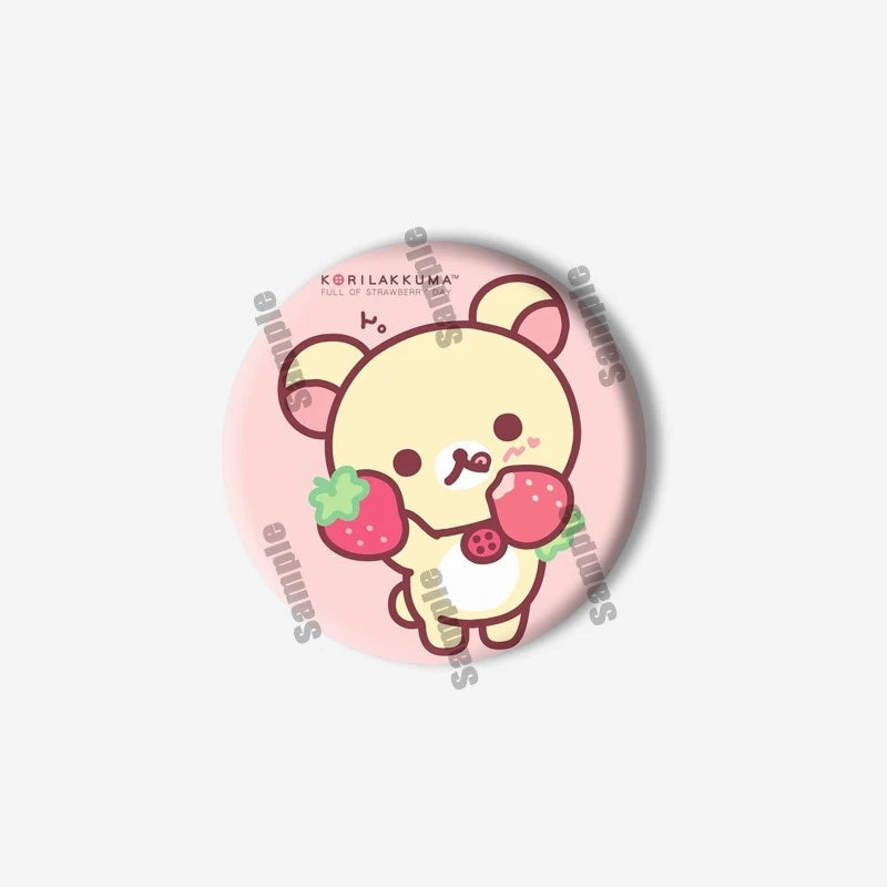 Rilakkuma Bear Badge Pin