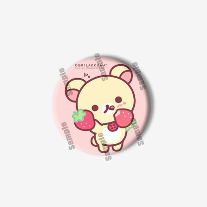 Rilakkuma Bear Badge Pin