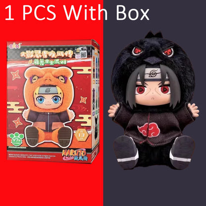 BANDAI Eaki Naruto Uzumaki Naruto Blind Box Shippuden Beast Party Series Jiraiya Plush Doll Anime Characters Are Cute Toys Gifts